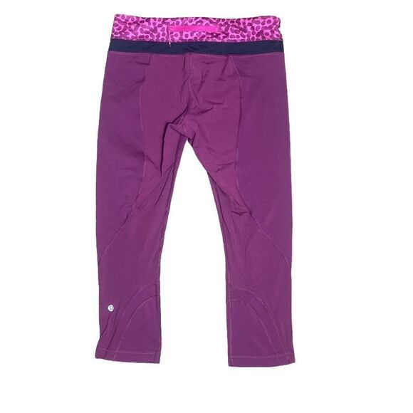Lululemon run: inspire crop II dashing purple/ace spot jeweled magenta 8 - Picture 13 of 15